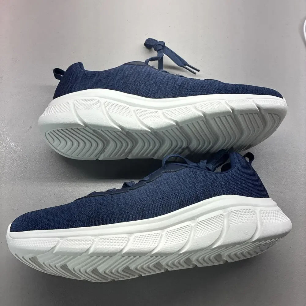 Skechers BOBS B Flex Lace-Up Sneakers Encore Move Navy Size 11 Women’s New